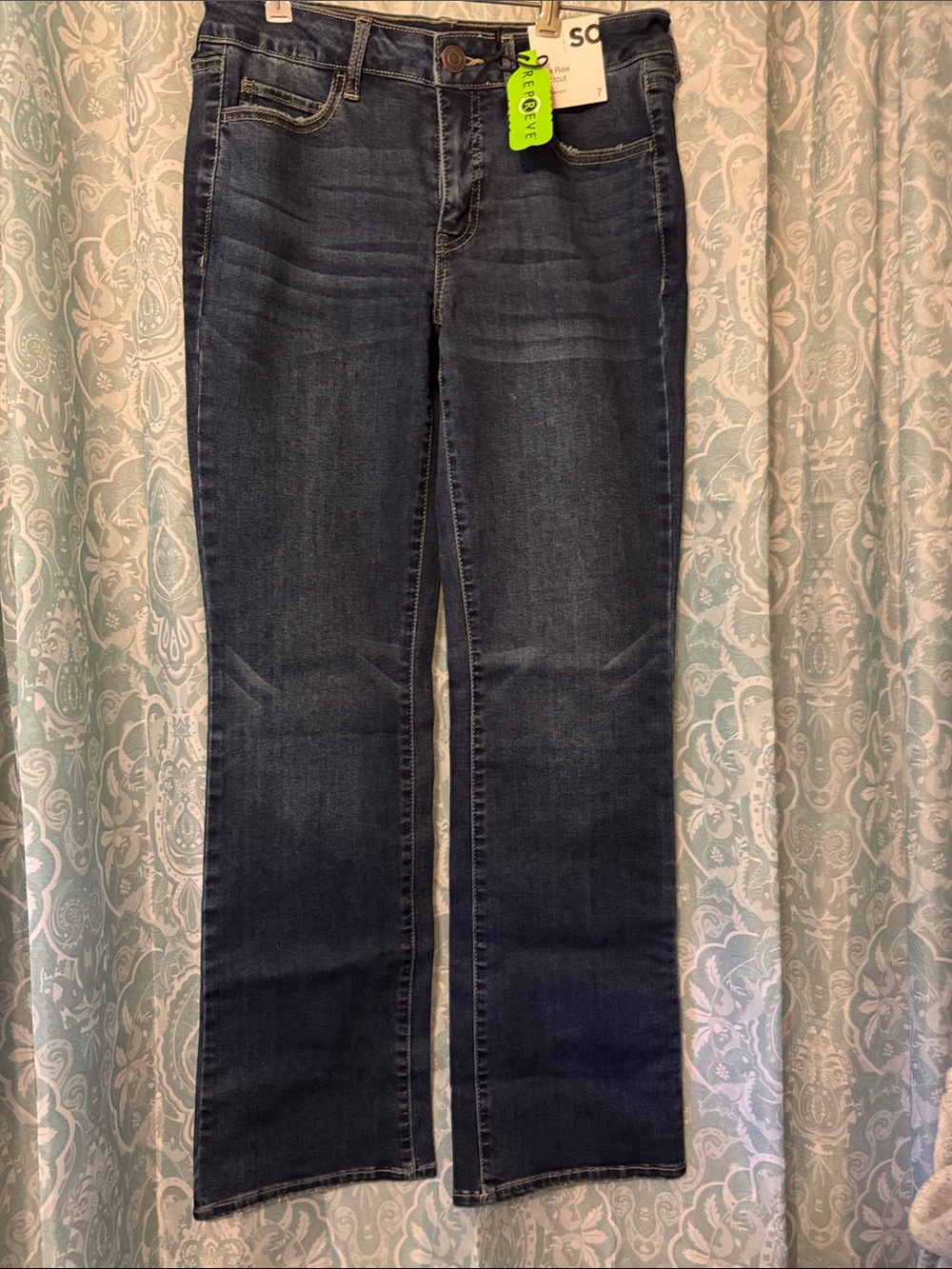SO Women's Dark Blue Flare Jeans